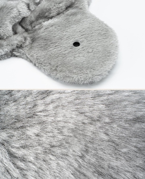 lionto Kratzbaum-Liegemulde lionto Liegemulde für Kratzbäume 40 cm Durchmesser, 15 - 25 cm Tiefe, Plüsch, 40 cm Durchmesser, 25 cm Tiefe, hellgrau Bild 4