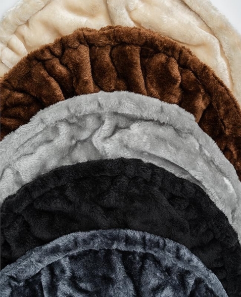 lionto Kratzbaum-Liegemulde lionto Liegemulde für Kratzbäume 40 cm Durchmesser, 15 - 25 cm Tiefe, Plüsch, 40 cm Durchmesser, 25 cm Tiefe, hellgrau Bild 6