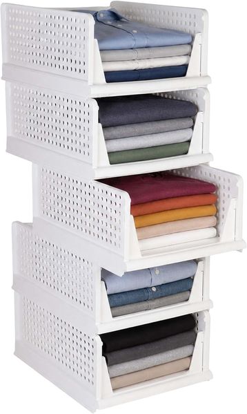 Relaxdays Kleiderschrank Organizer 5er Set