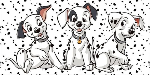 Disney 101 Dalmatiner Lucky Duschtuch Strandtuch Badetuch 70x140 cm