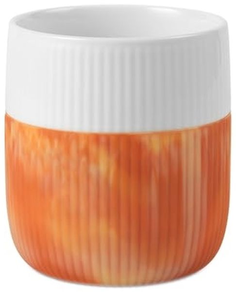 Royal Copenhagen Fluted Contrast Becher Marble Warm Ochre 33cl