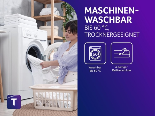 Traumnacht Easy Comfort 2 in 1 Duo - orthopädische 7- Zonen Komfortschaummatratze, Härtegrad 3 und 4, Öko-Tex Zertifiziert 80x200 cm, Höhe 11 cm, produziert nach deutschem Qualitätsstandard Bild 7