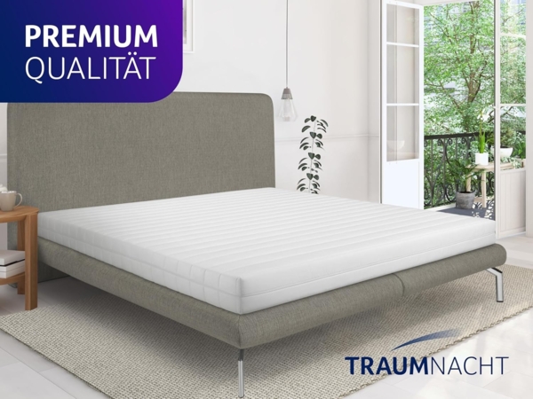 Traumnacht Easy Comfort 2 in 1 Duo - orthopädische 7- Zonen Komfortschaummatratze, Härtegrad 3 und 4, Öko-Tex Zertifiziert 80x200 cm, Höhe 11 cm, produziert nach deutschem Qualitätsstandard Bild 2