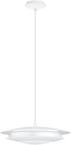 Eglo 98041 LED Pendelleuchte MONEVA-C weiß Ø40,5cm H:150cm dimmbar mit Connect Funktion