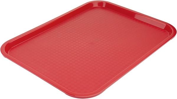 Contacto Serviertablett rechteckig 40 x 30 cm rot Polypropylen rutschhemmend Gastro-Tablett