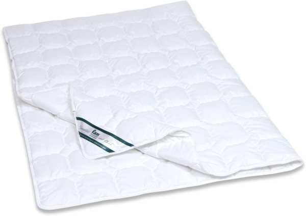 f.a.n. Kansas – Steppbett aus 100% Microfaser, kochfest und trocknergeeignet, auch für Allergiker, Ausführung: Leicht-Steppbett, Größe: 200 x 200 cm