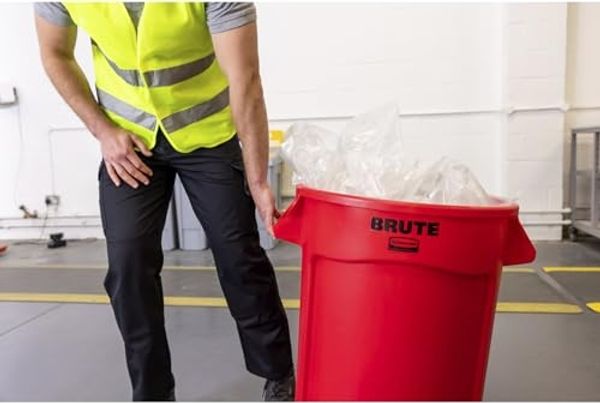 RUBBERMAID Mehrzwecktonne rot 121l PE Außen-Ø560xH692mm Bild 2