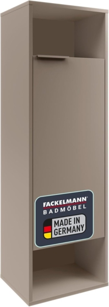 Fackelmann B.PARIS Midischrank 40 cm breit, Grau, Anschlag rechts