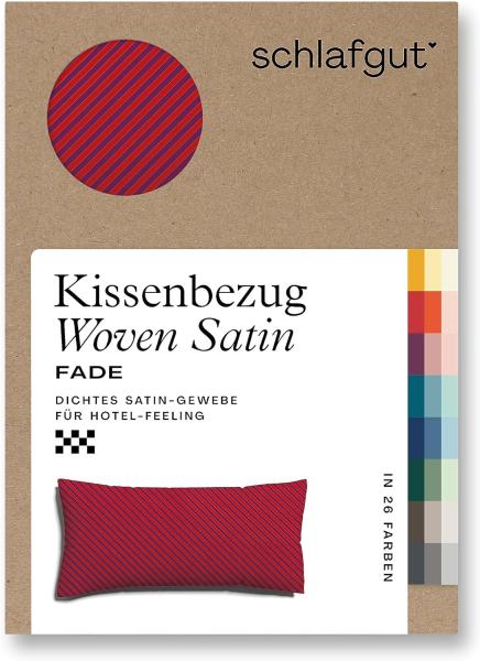 Schlafgut Kissenbezug Woven Satin Fade, (1 Stück), mit Farbverlauf