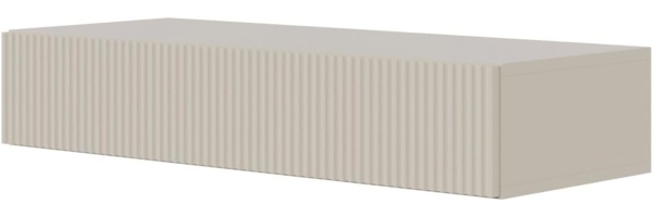 Selsey 'Veldio' Hängekonsole mit Schublade, greige, ca. 17 x 90 x 36 cm