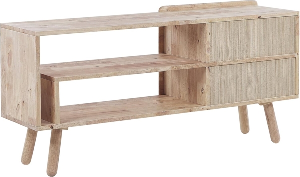 TV-Möbel heller Holzfarbton WESTFIELD Bild 6