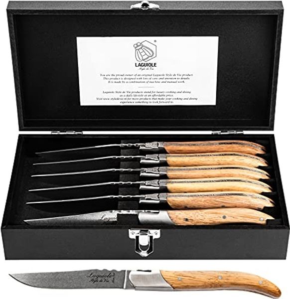 Laguiole Grillmesser Set mit 6 Stück