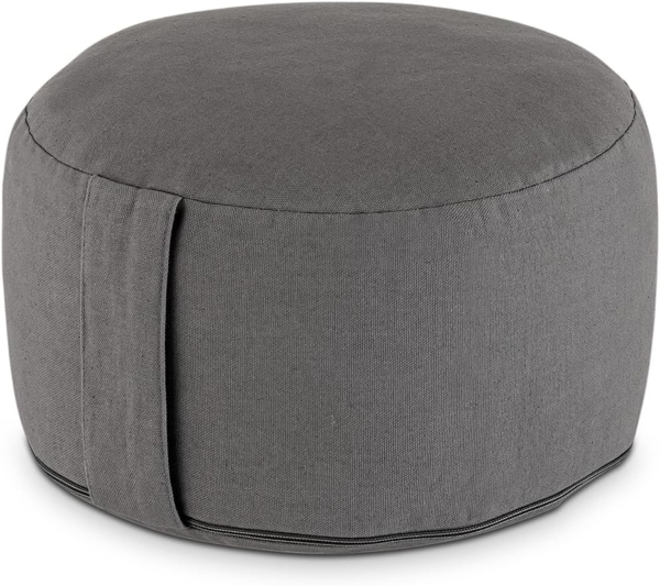 Amagohome Yogakissen Yogakissen Meditationskissen Augenkissen Sitzkissen rund ø31xH20cm Bez