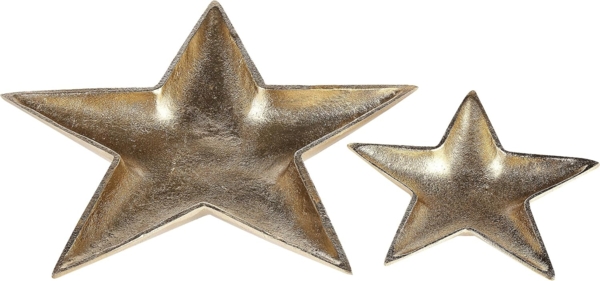 Schmuckschale BANTEN 2er Set Gefärbt Gold