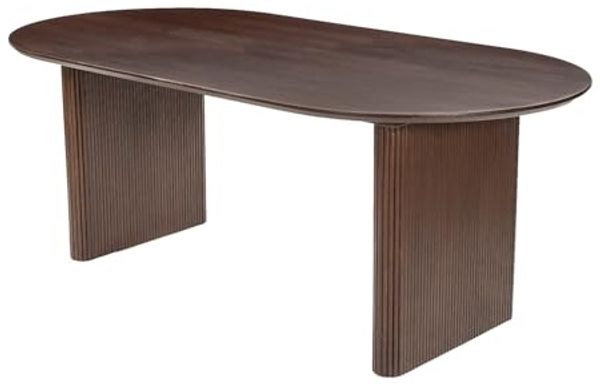 Vente-unique - Esstisch - 8 Personen - Mangoholz - Holzfarben - NEVILI