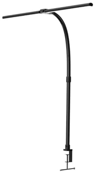 LUXULA LED Schreibtischlampe 80cm dimmbare Doppelkopf Klemmleuchte, LED, warmweiß, neutralweiß, kaltweiß