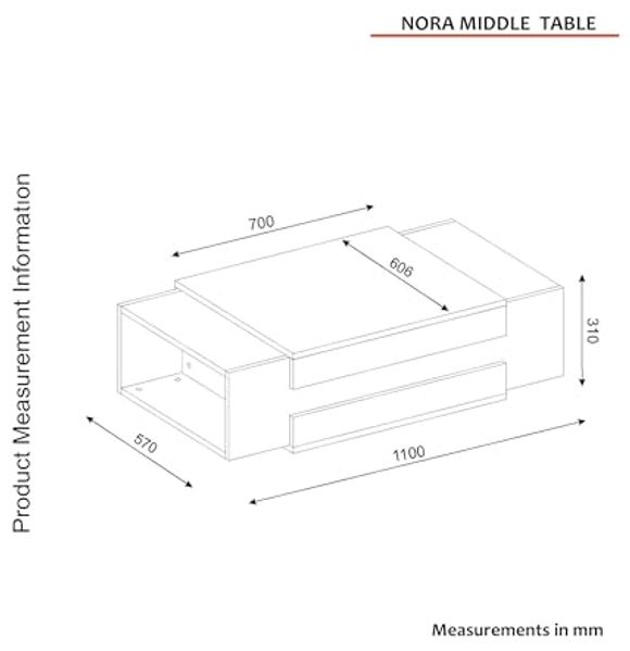 moebel17 Couchtisch Couchtisch Nora Beige Granit Optik Bild 3
