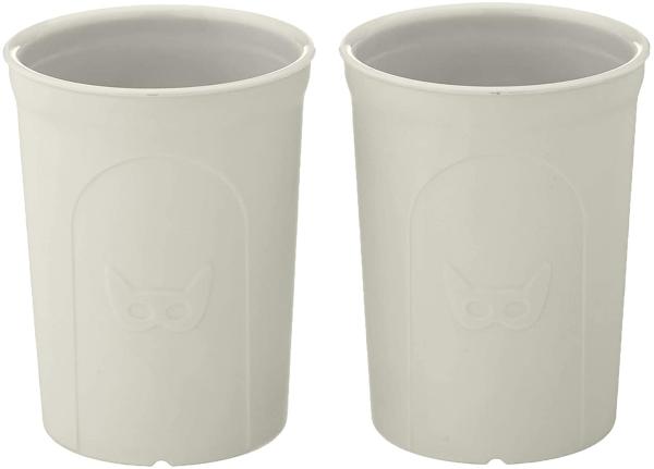 Herobility Eco Trinkbecher 250ml mist grey (2er Pack)