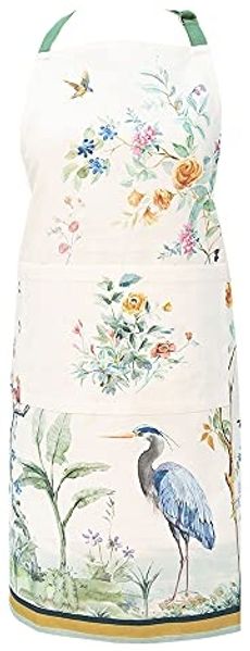 Clayre & Eef Kochschürze Paradise Bird, (Baumwolle, 1-tlg, Schürze), ca. 70 x 85 cm