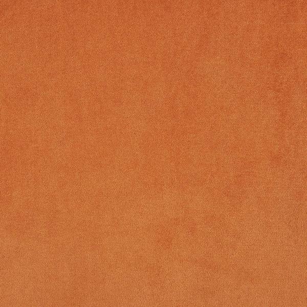 Chaiselongue Samtstoff weiß orange linksseitig ARCEY Bild 9