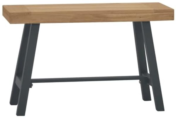 vidaXL Bank 80 cm Massivholz Teak [340742]