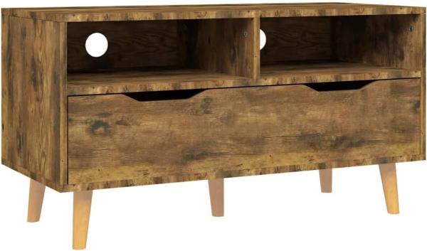 vidaXL TV-Schrank Räuchereiche 90x40x48,5 cm Holzwerkstoff 326785