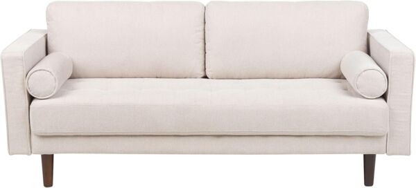 3-Sitzer Sofa hellbeige NURMO