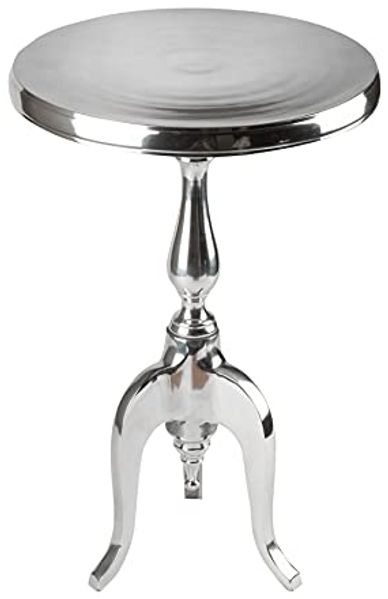 riess-ambiente Beistelltisch SAVOY 55cm silber, Metall · rund · Couchtisch · Orientalischer Stil