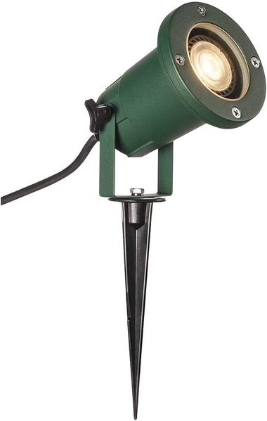 SLV 'BIG NAUTILUS' Outdoor Erdspießleuchte, grün, IP65, max. 11 W