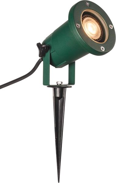 SLV 'BIG NAUTILUS' Outdoor Erdspießleuchte, grün, IP65, max. 11 W