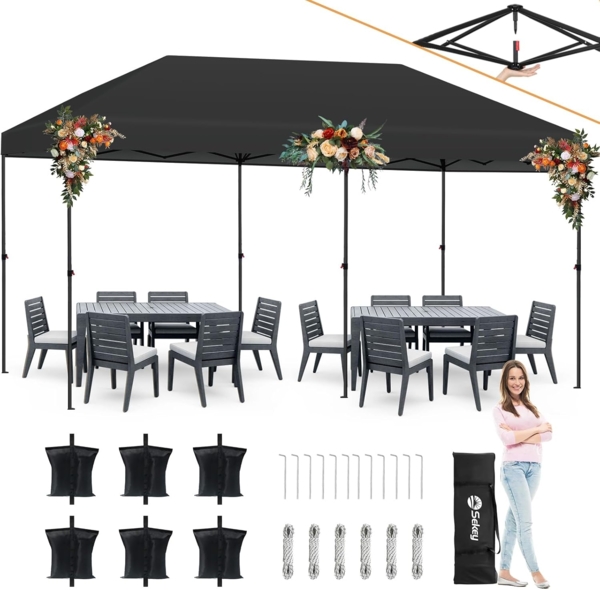 Sekey One-Touch Pop Up Pavillon 3¡Á6, grau