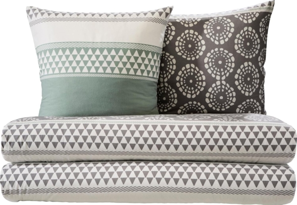 Erwin Müller Bettwäsche Wendebettwäsche Sparpaket 4-teilig, Biber, Streifen