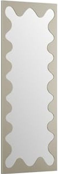 Vente-unique - GANSU Spiegel Holz, PlatteMetall Beige - B 2 cm x H 160 cm x L 70 cm Bild 2