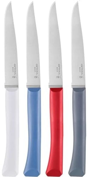 Opinel Tafelmesser-Set Bon Appetit+, 4 Farben, Blau, M