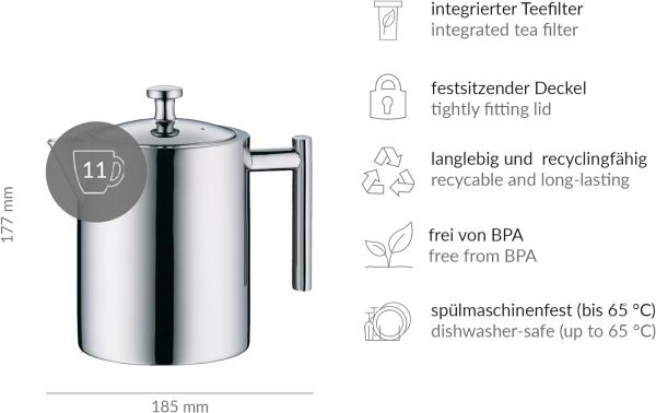 alfi Teekanne 1,4 l silber Bild 7