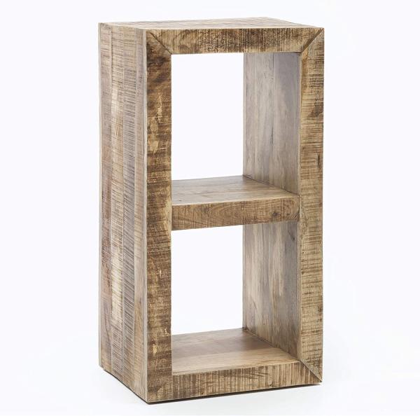 'Rusti' Standregal, Mango Massivholz, 45 x 35 x 90 cm