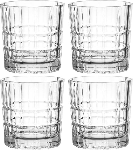 LEONARDO Whiskyglas S.O.F. SPIRITII, Glas, 250 ml, 4-teilig