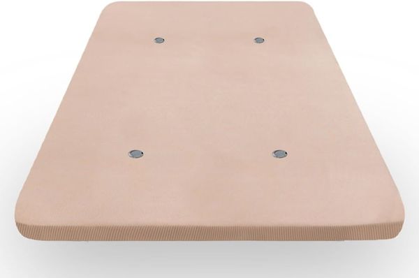 HOGAR24 ES Polsterbett 150x200 cm | 3D-Gewebe in Beige | Inklusive Atemventile | ohne Füße
