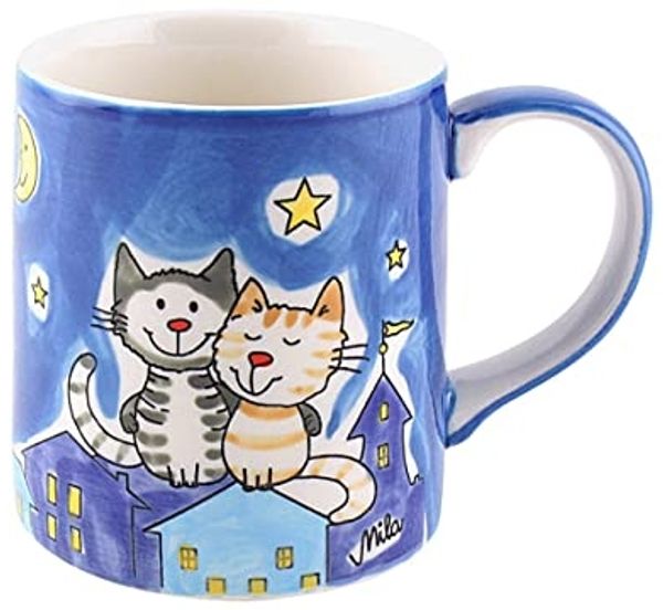 Mila Becher Mila Keramik-Becher NachtKatzen, Keramik
