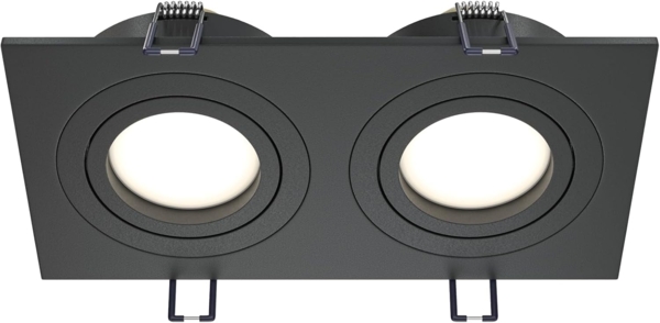 Maytoni Atom Doppel Einbauleuchte eckig