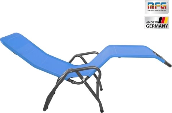 MFG Bäderliege Pool 3", anthrazit/blau Bild 6