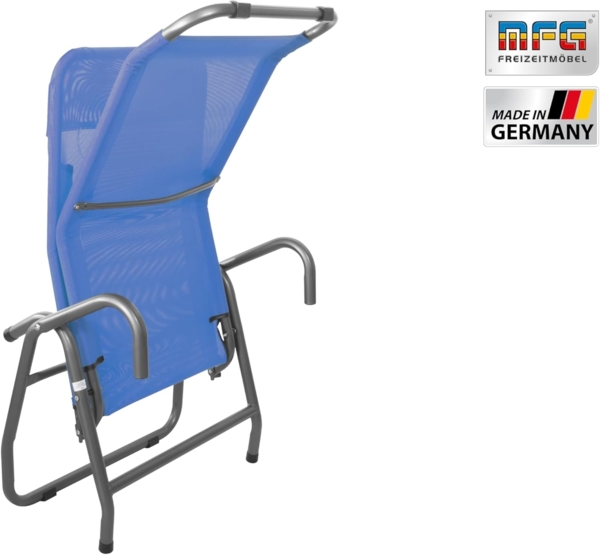 MFG Bäderliege Pool 3", anthrazit/blau Bild 7