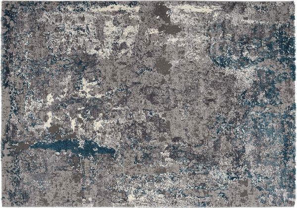 OCI DIE TEPPICHMARKE Teppich Juwel Liray, rechteckig, Höhe: 20 mm, Kurzflor, Wohnzimmer, Marmor Optik, Hoch Tief Effekt