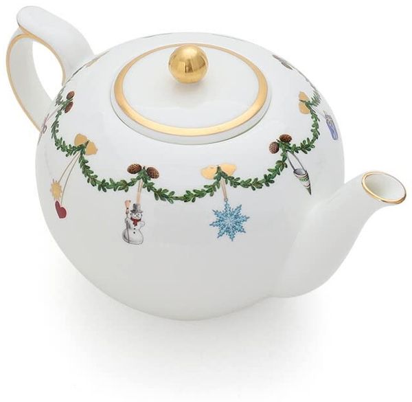 Royal Copenhagen Starfluted Christmas Teekanne Bild 5