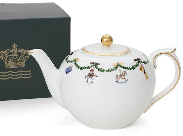 Royal Copenhagen Starfluted Christmas Teekanne Bild 3