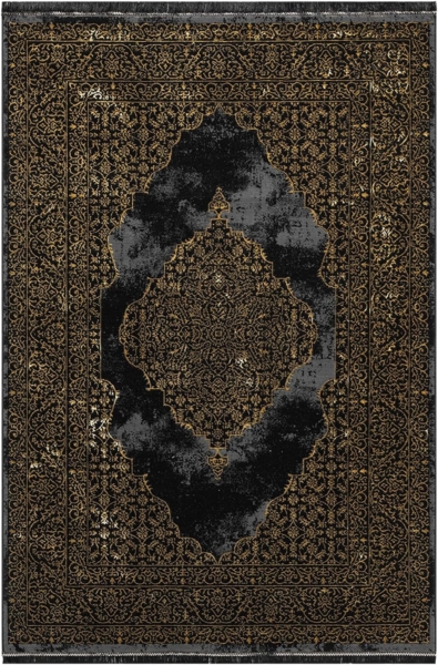 Vimoda Teppich Luxus Orientteppich, Speziale Design, Rechteck, Höhe: 13 mm, Teppich Orient, Modern, dick, weich, Wohnzimmer, Schlafzimmer, Flur