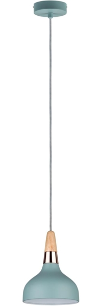 Paulmann No. 79652 Pendelleuchte Neordic Juna Kupfer, Holz, Softgrün E14