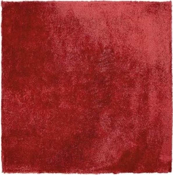 Teppich rot 200x200 cm Shaggy EVREN