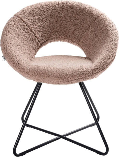 Esszimmerstuhl RACHEL Bouclé Taupe