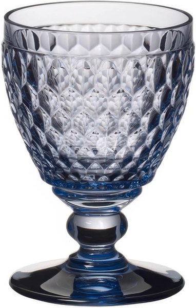 Villeroy & Boch Vorteilset 4 Stück Boston coloured Weissweinglas blue Kristallglas blau 1173090031 Bild 2